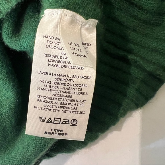 Free People Forest Green Cashmere Turtleneck Sweater - Picture 9 of 12